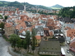 esk Krumlov - Pohled na msto ze zmku - 1.9.2013