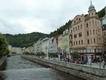 Karlovy Vary - Ulice msta s protkajc ekou - 14.9.2013